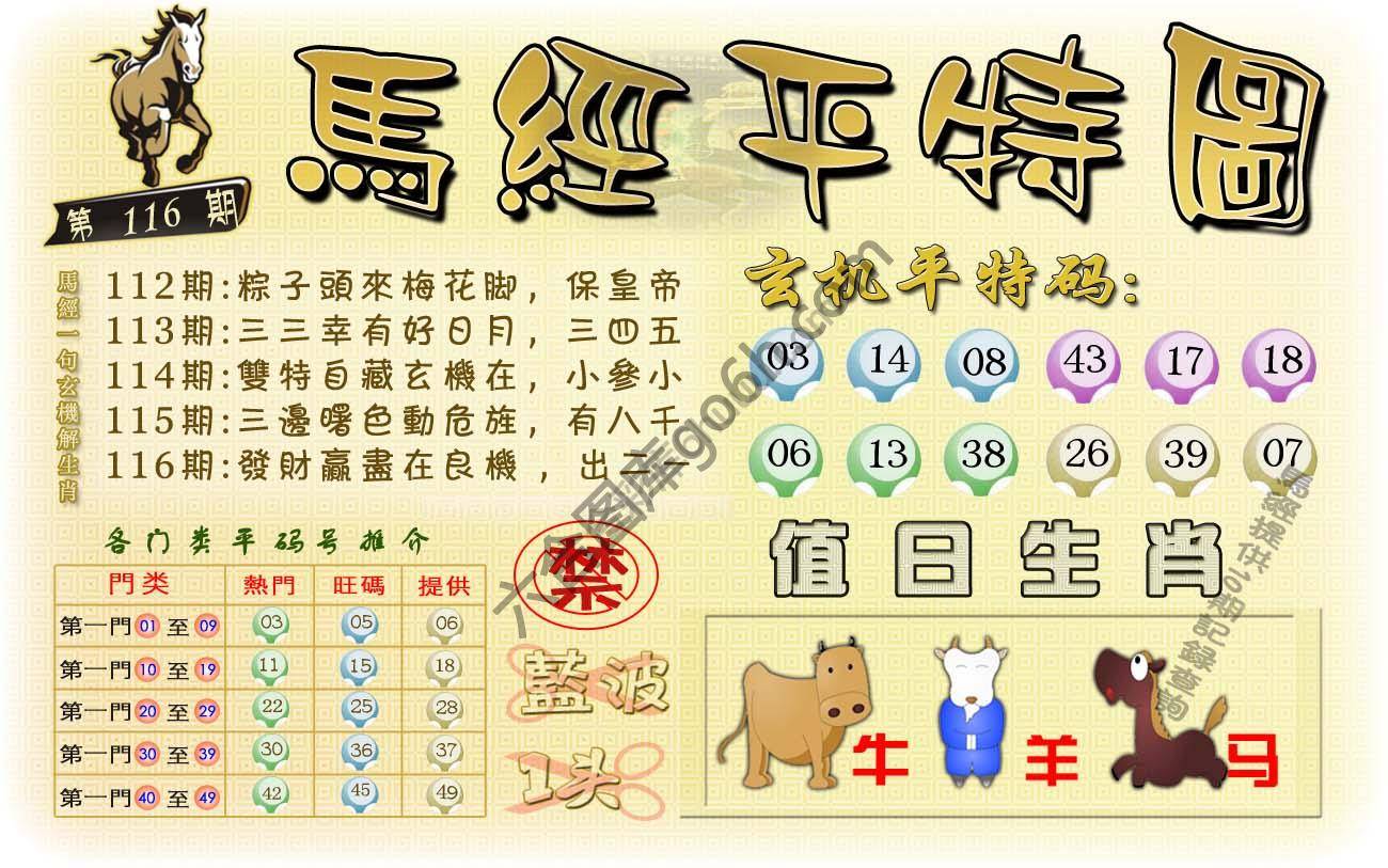 马经平特图