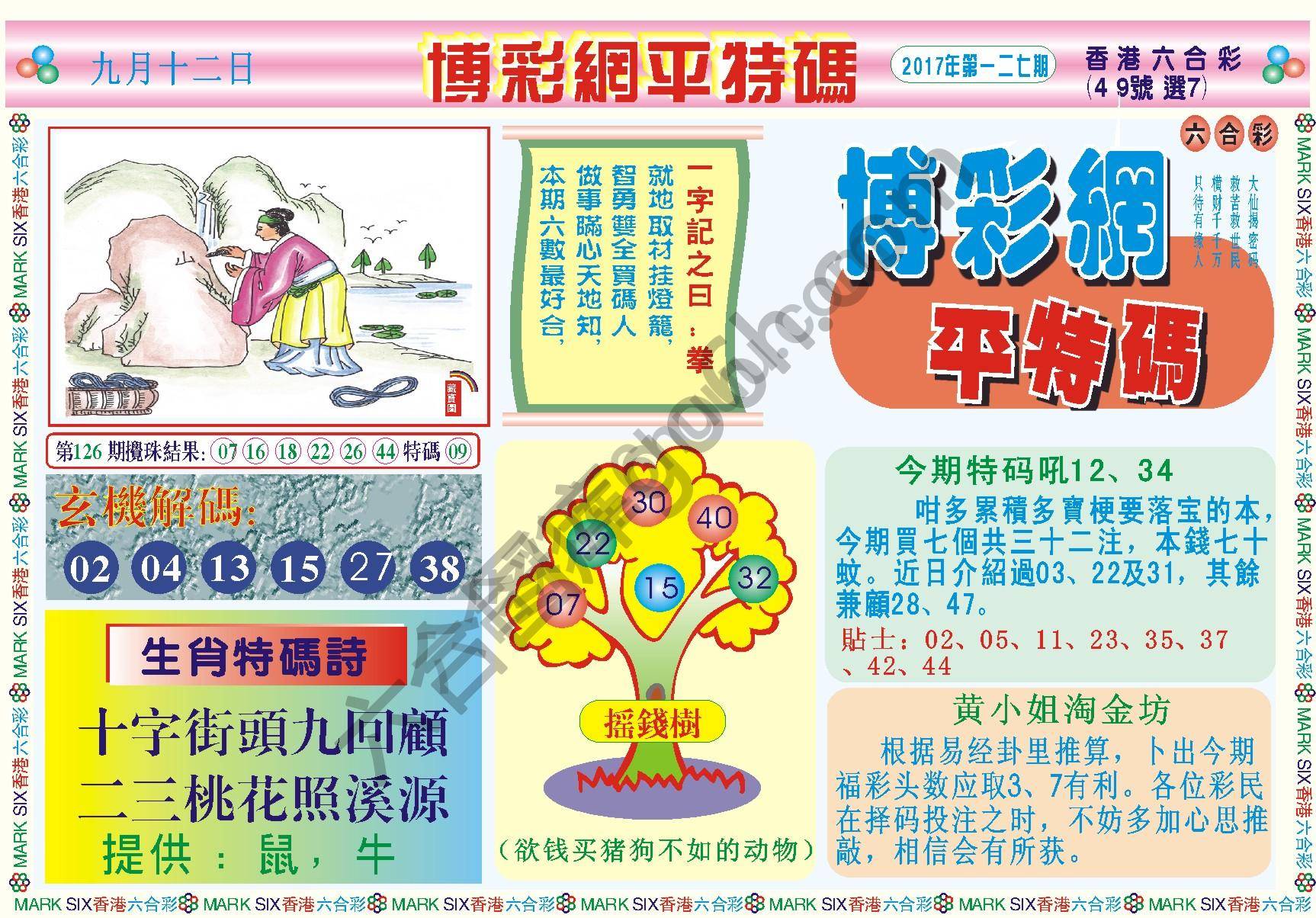 博彩网平特码