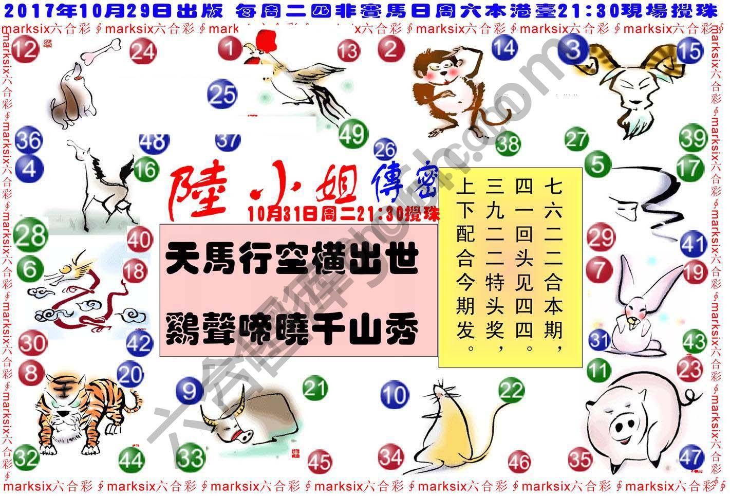 陆小姐传密
