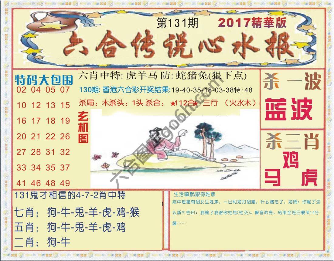 六合传说心水报