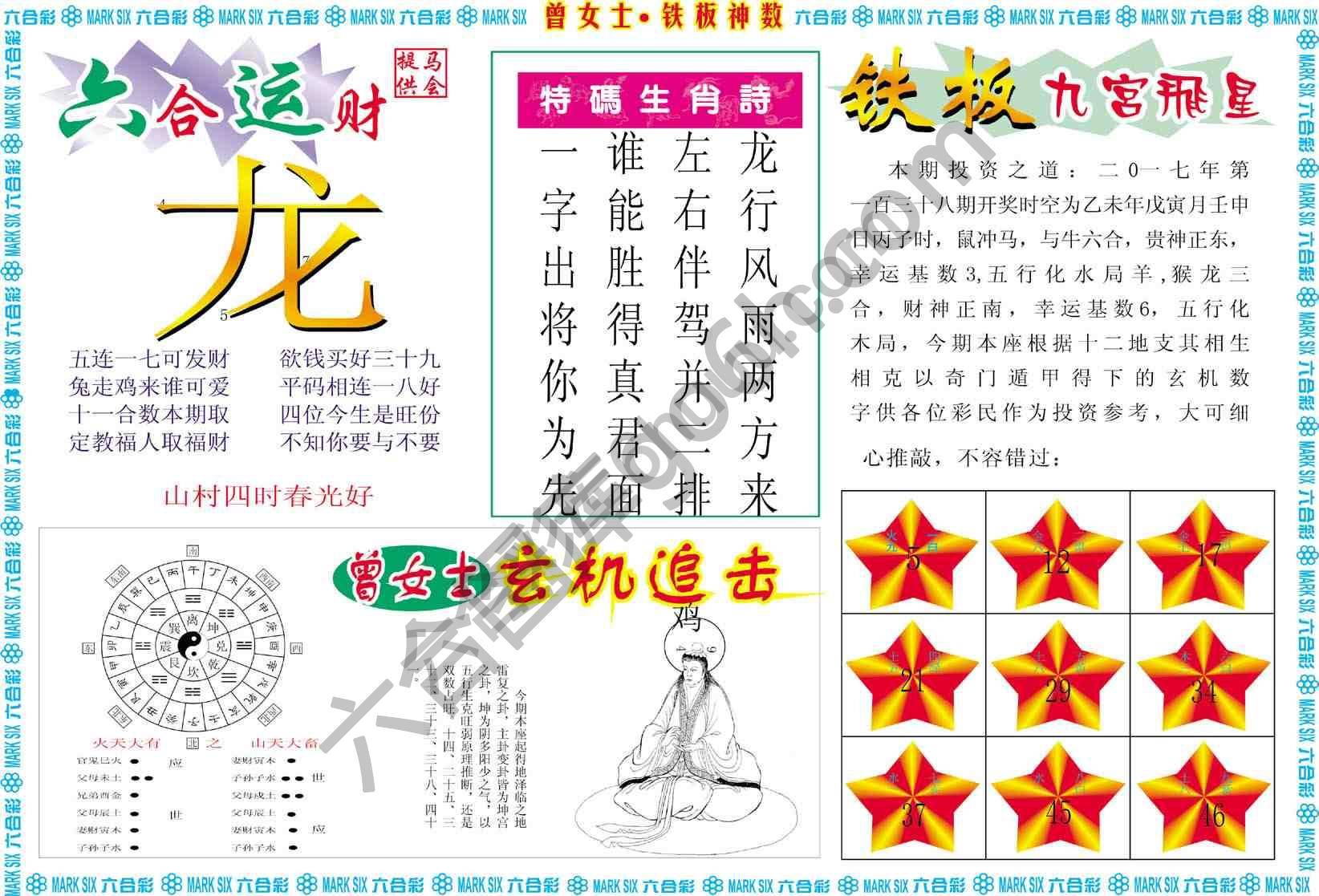 曾女士铁板神数