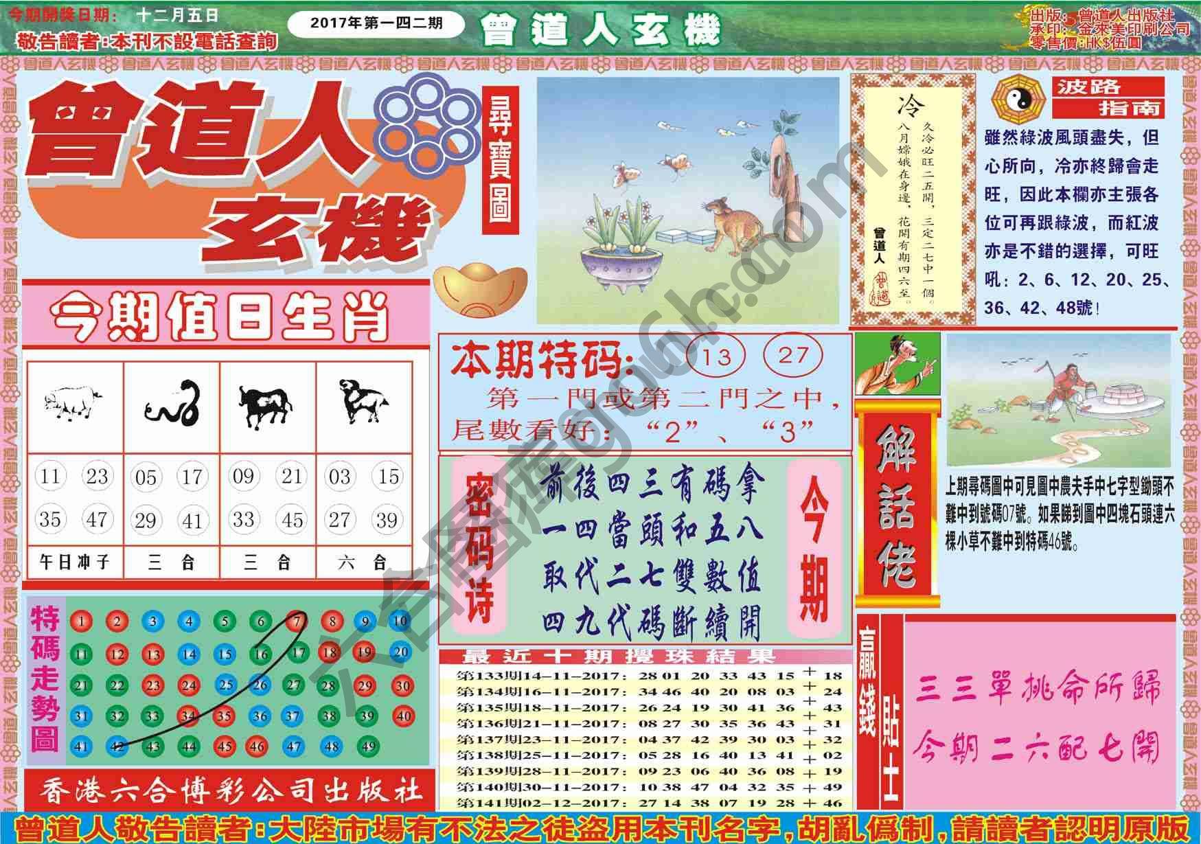 曾道人玄机