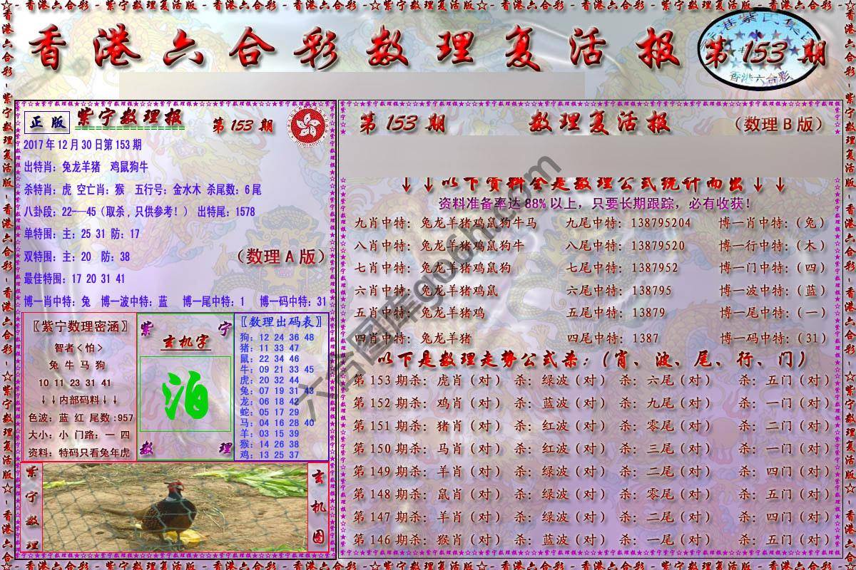 数理复活报