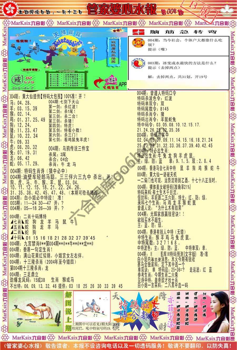 管家婆心水报