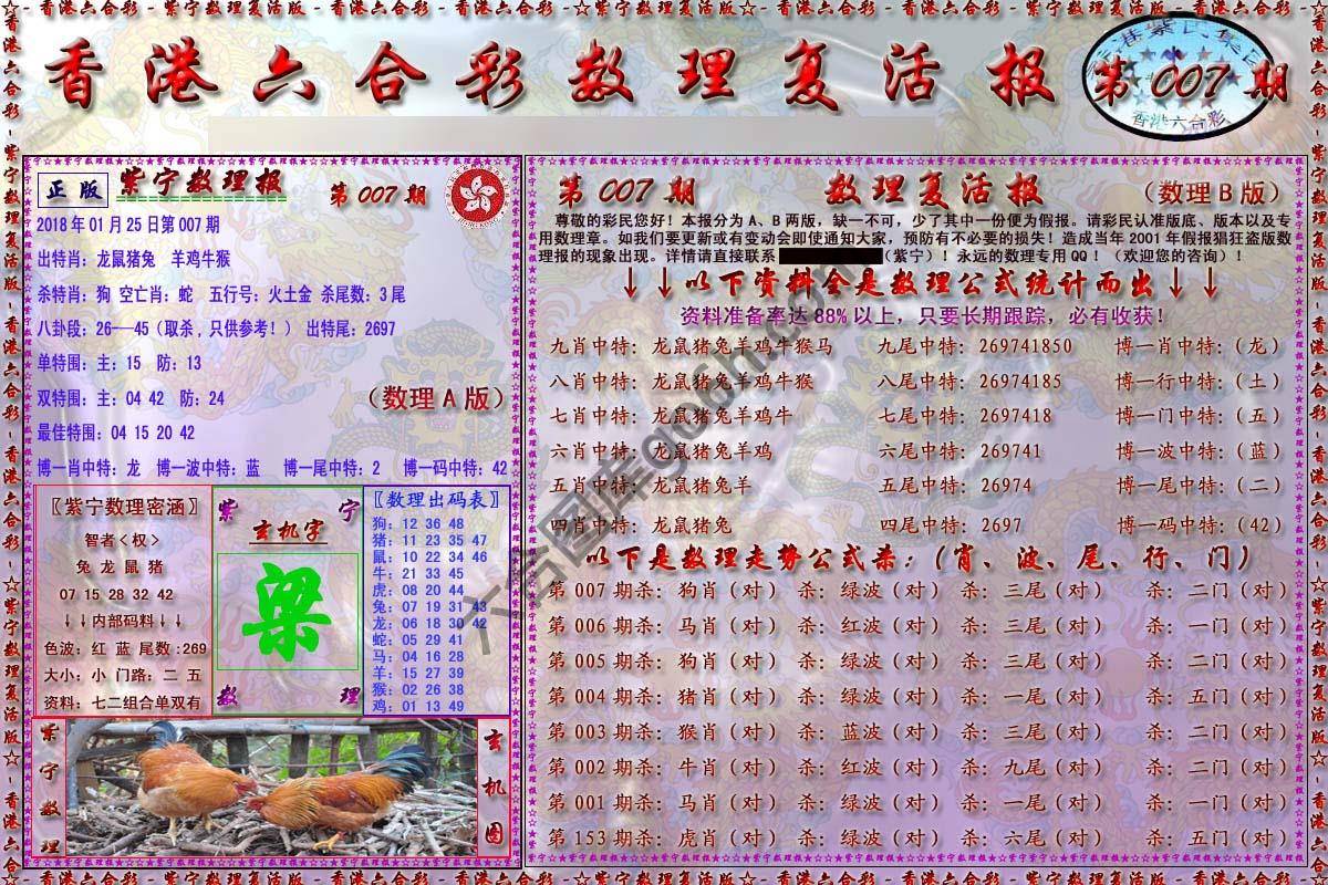数理复活报