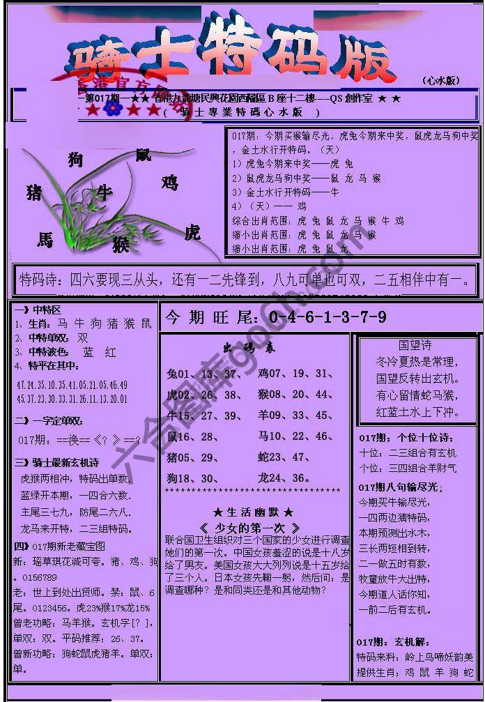 另类骑士特码版
