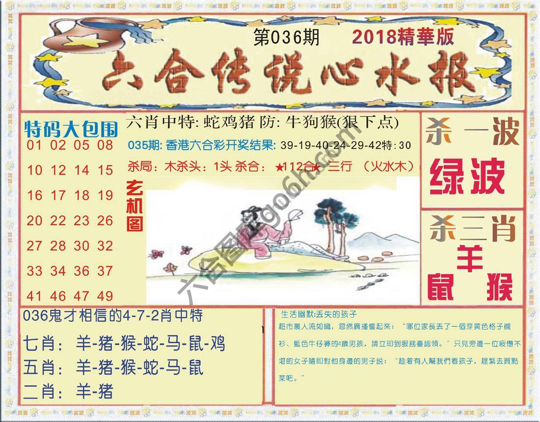 六合传说心水报