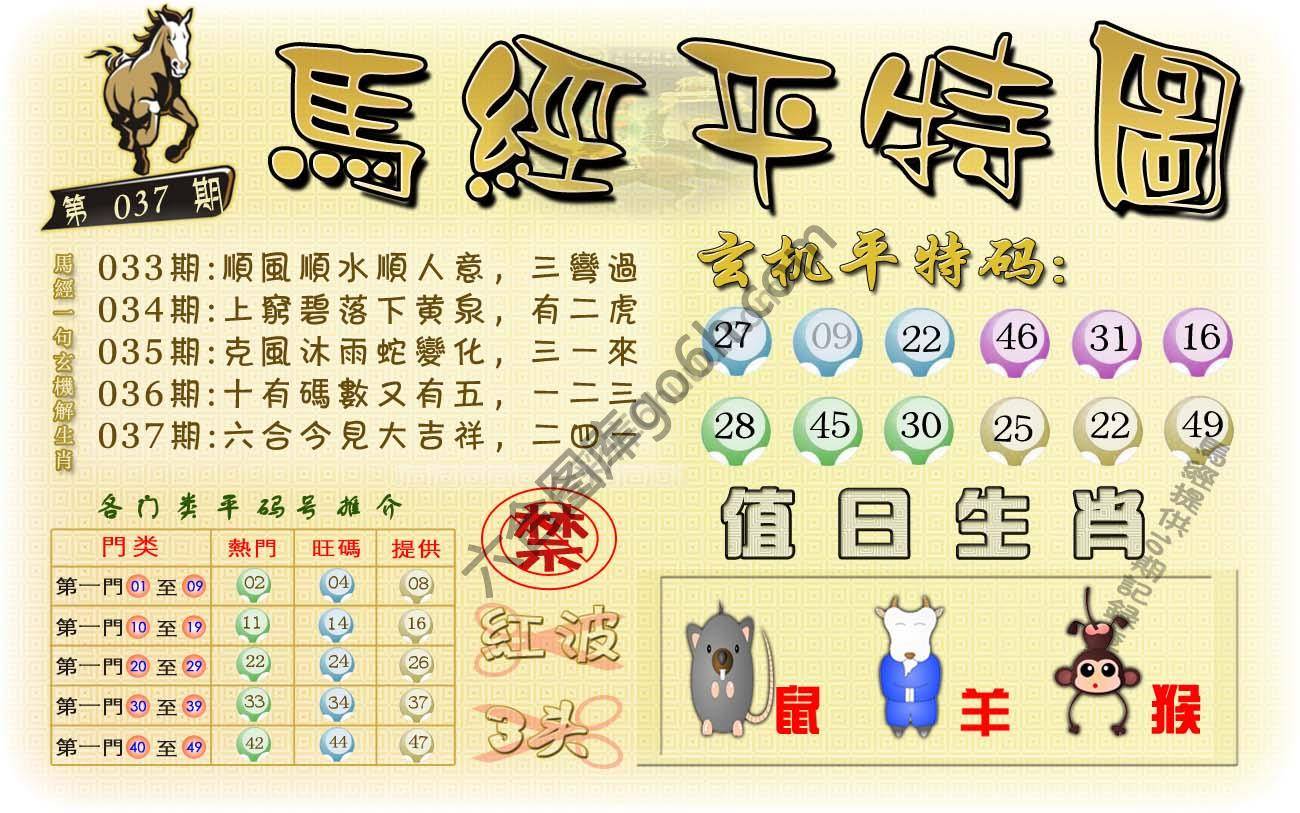 马经平特图
