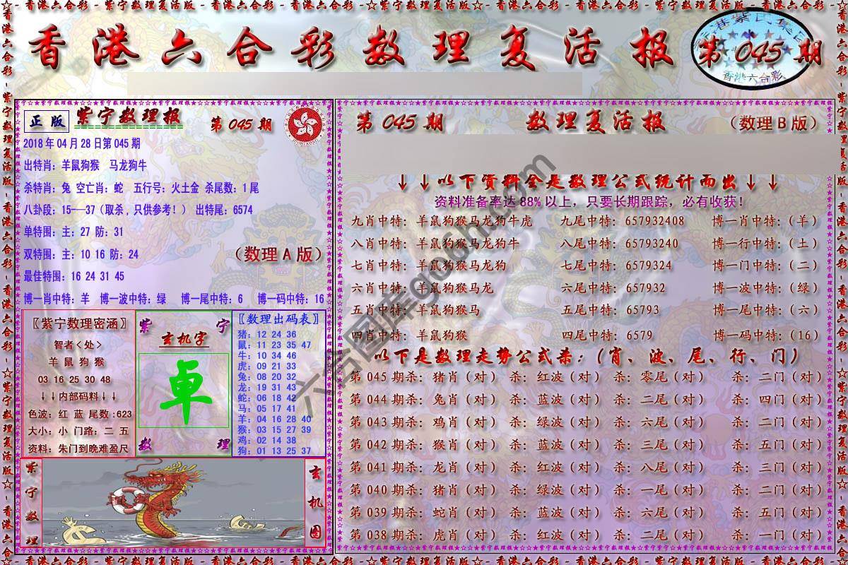 数理复活报