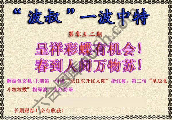 波叔一波中特