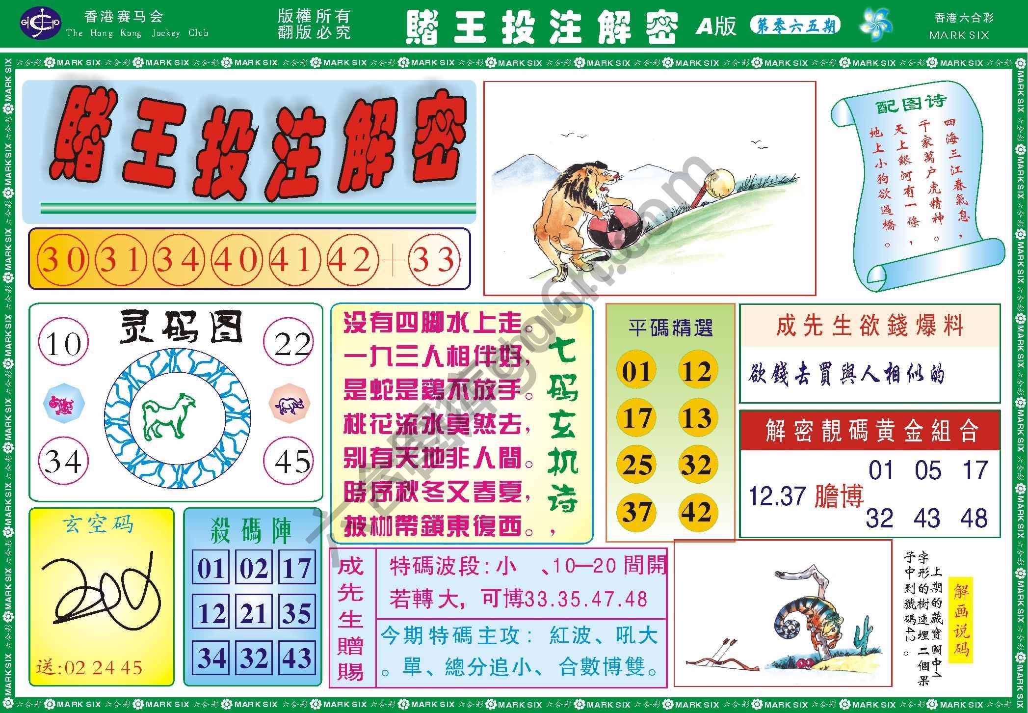 赌王投注解密