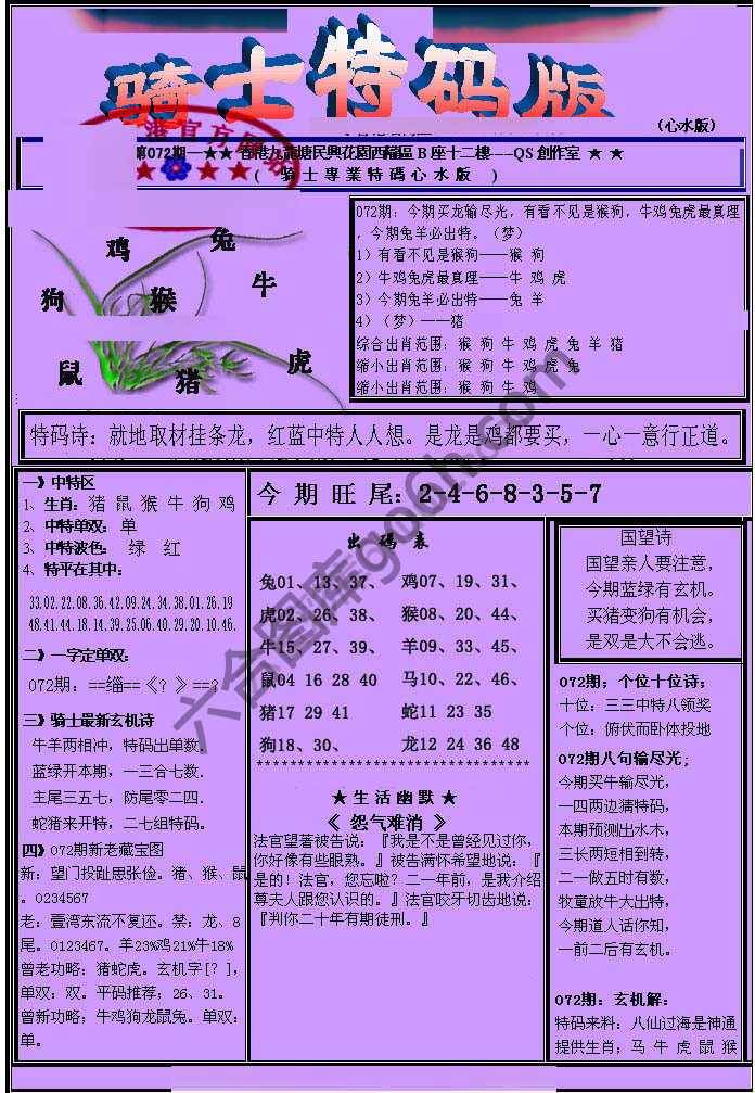 另类骑士特码版