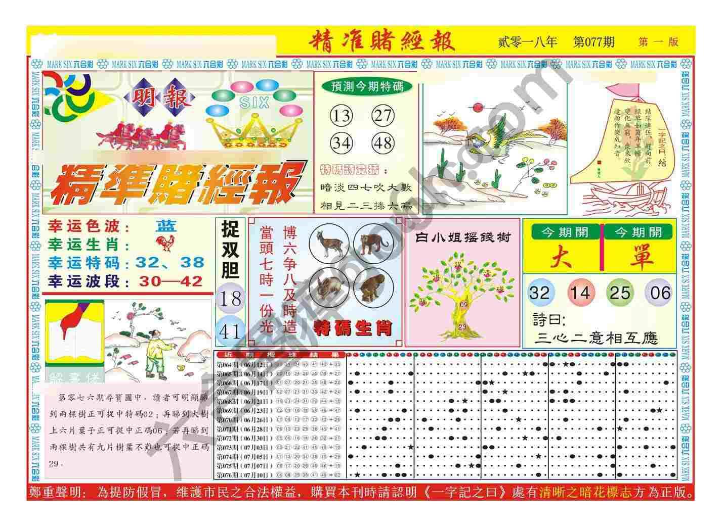 精准赌经报