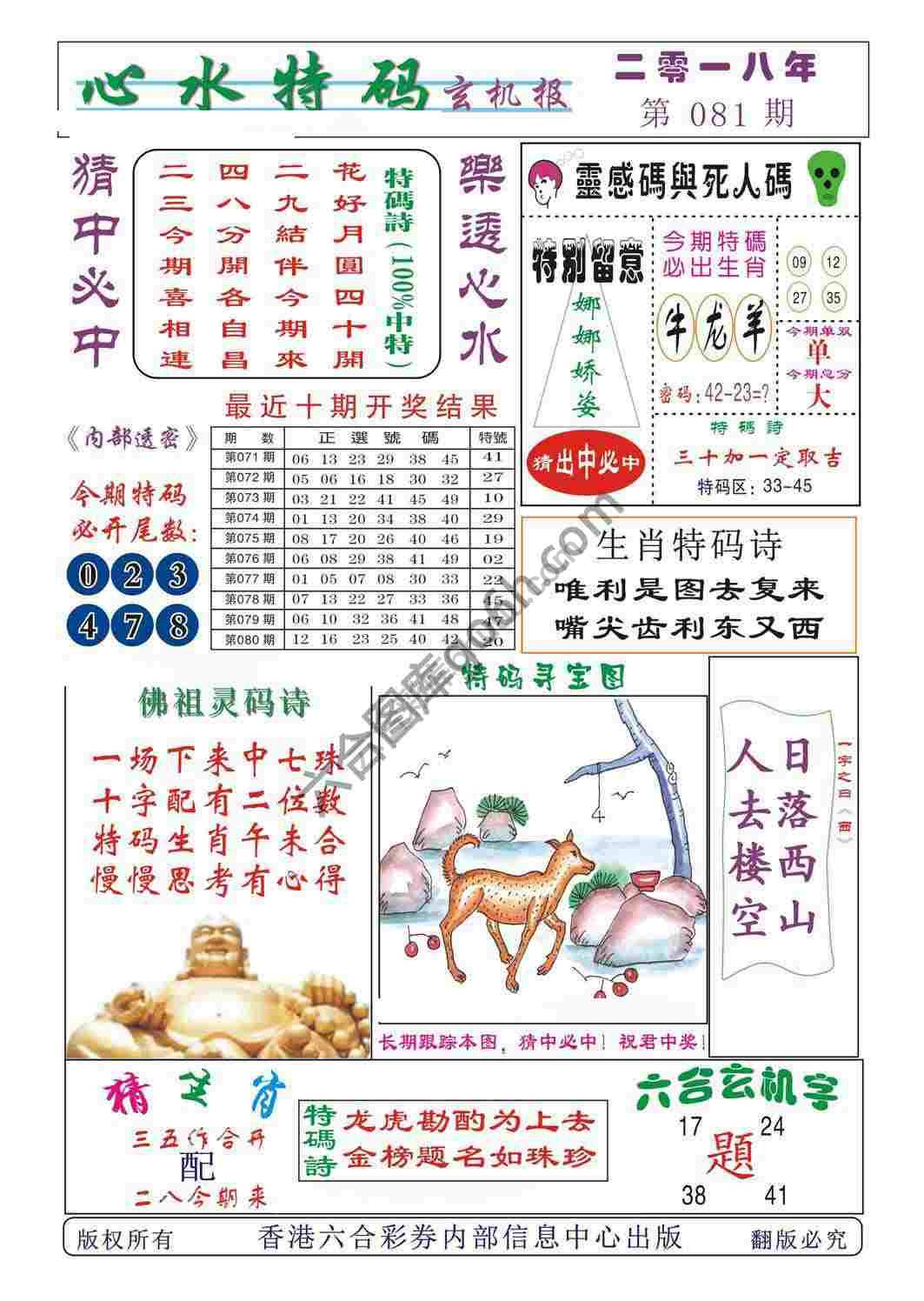 心水特码