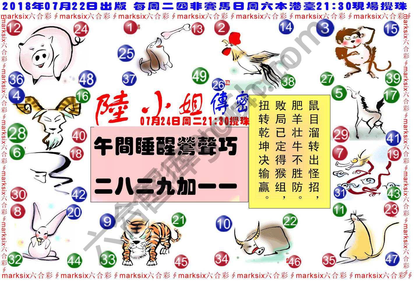 陆小姐传密