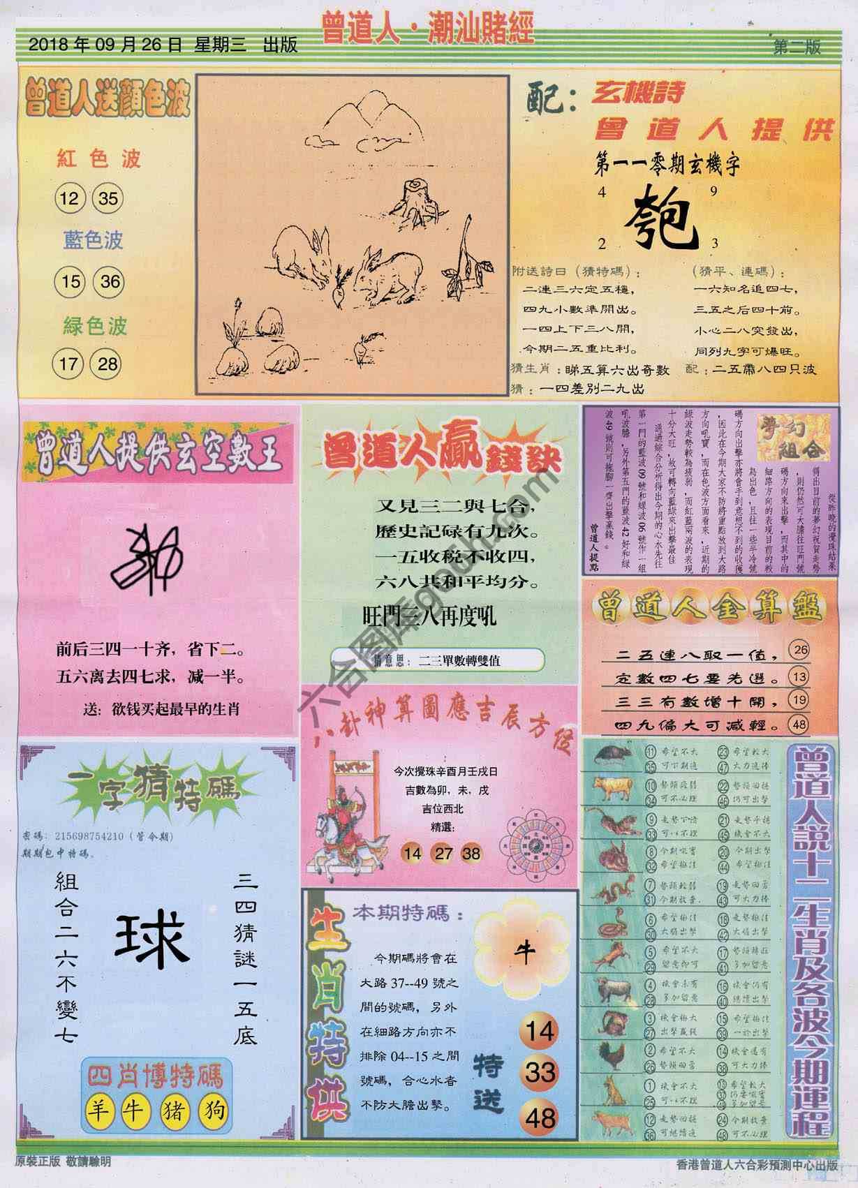 曾道人潮汕赌经