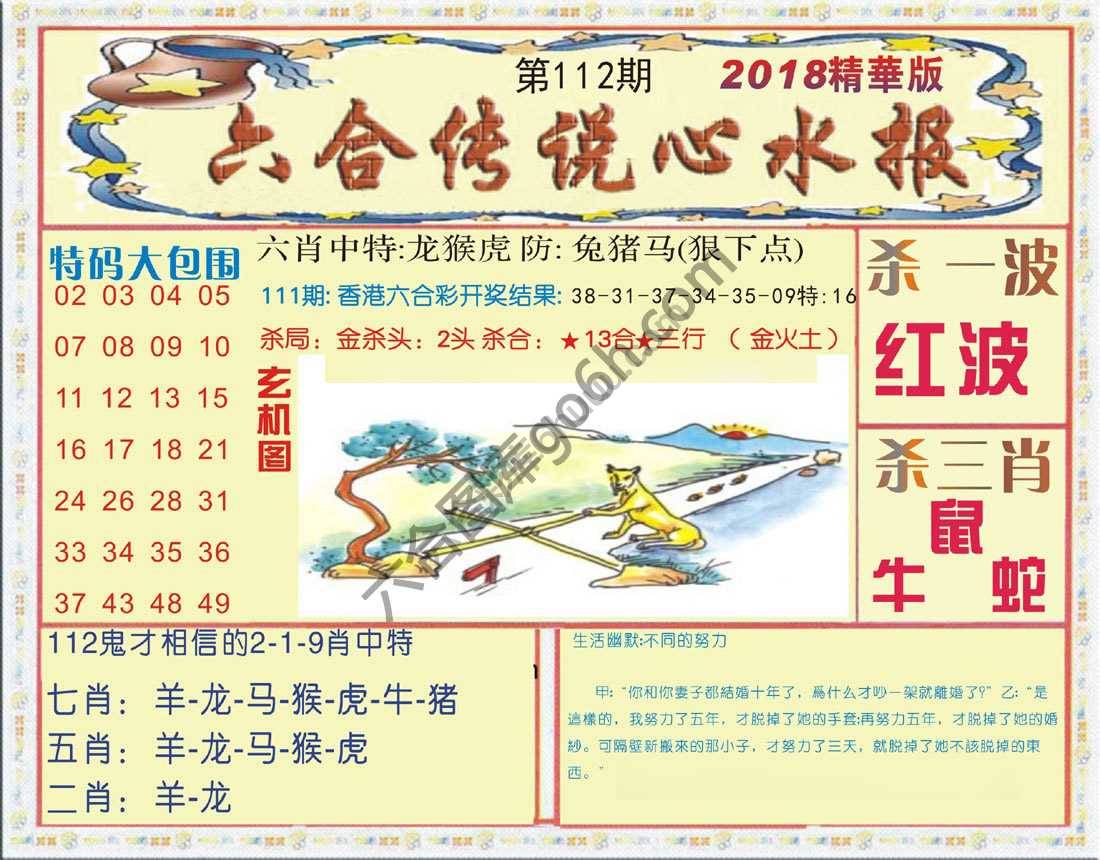 六合传说心水报