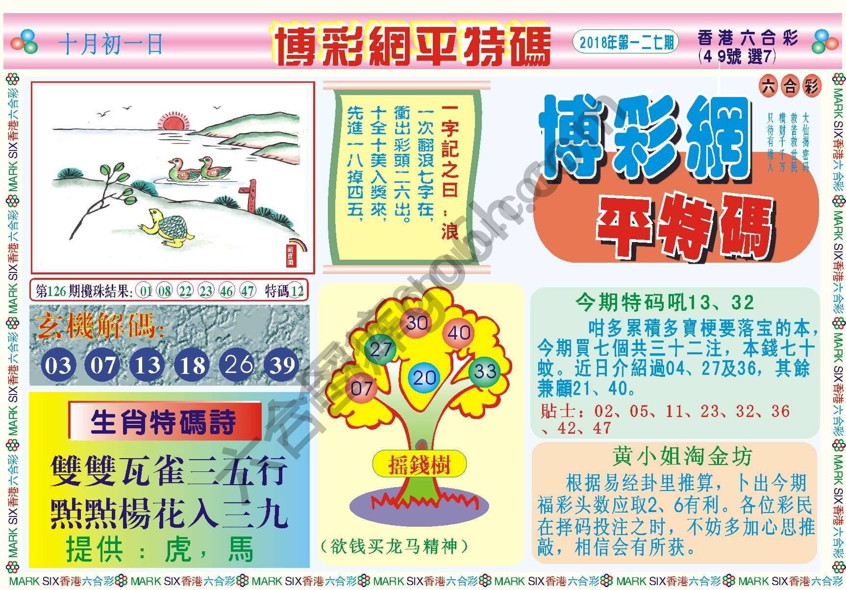 博彩网平特码