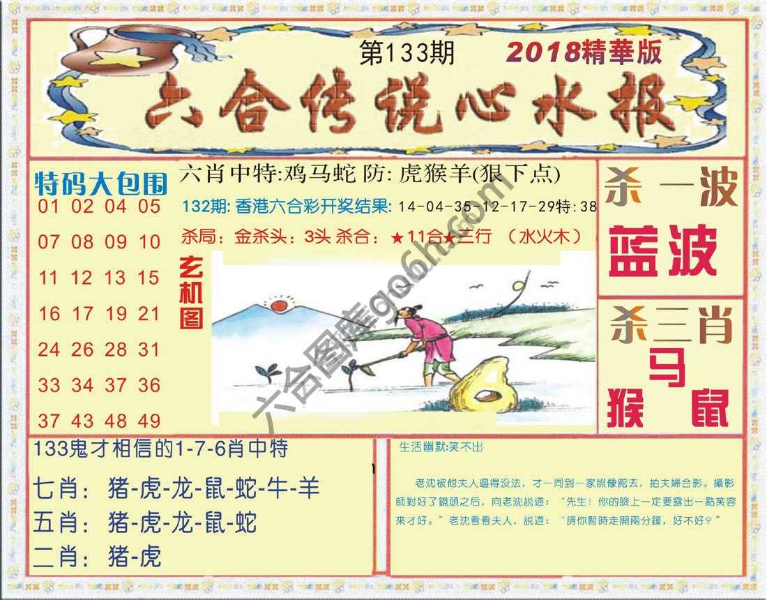 六合传说心水报