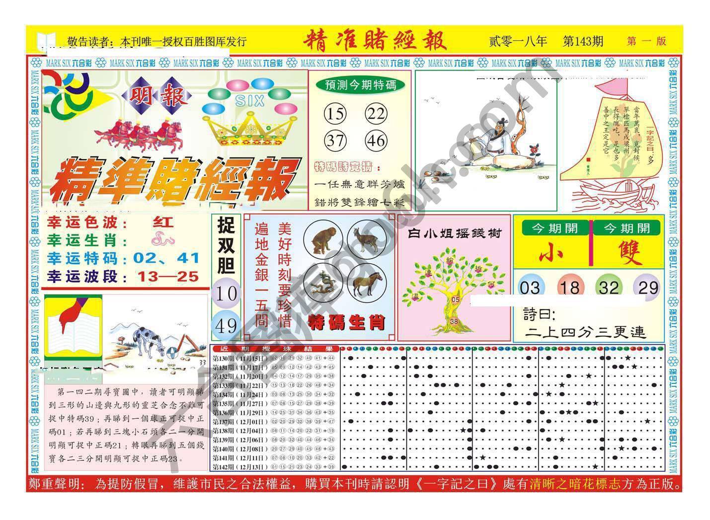 精准赌经报