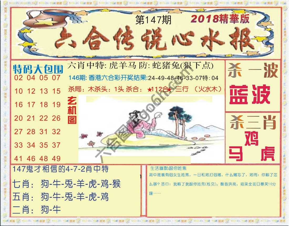 六合传说心水报