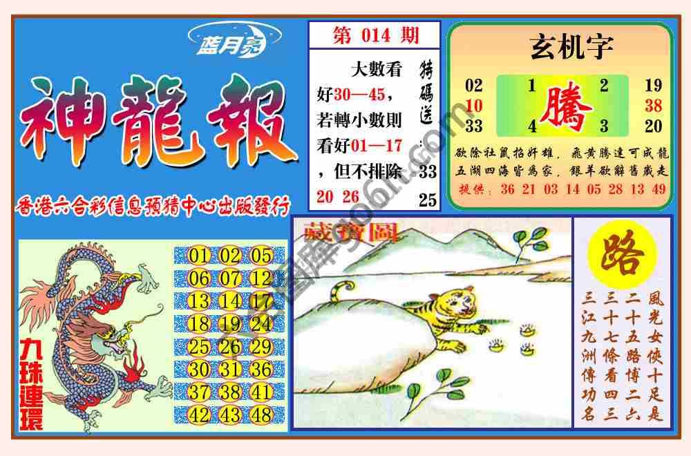 蓝月亮神龙报