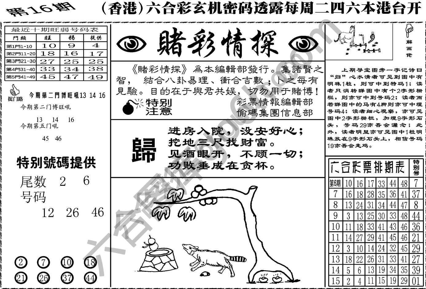 赌彩情探
