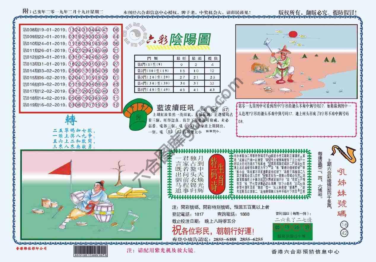 六彩阴阳图