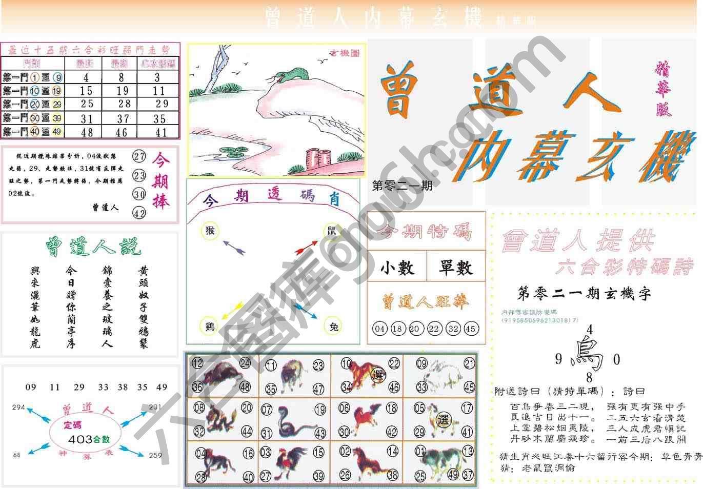曾道人内幕玄机(精华版)
