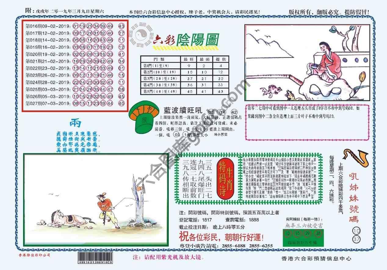 六彩阴阳图