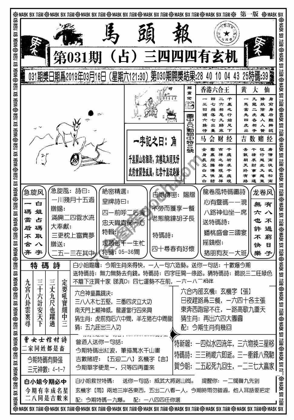 马头报