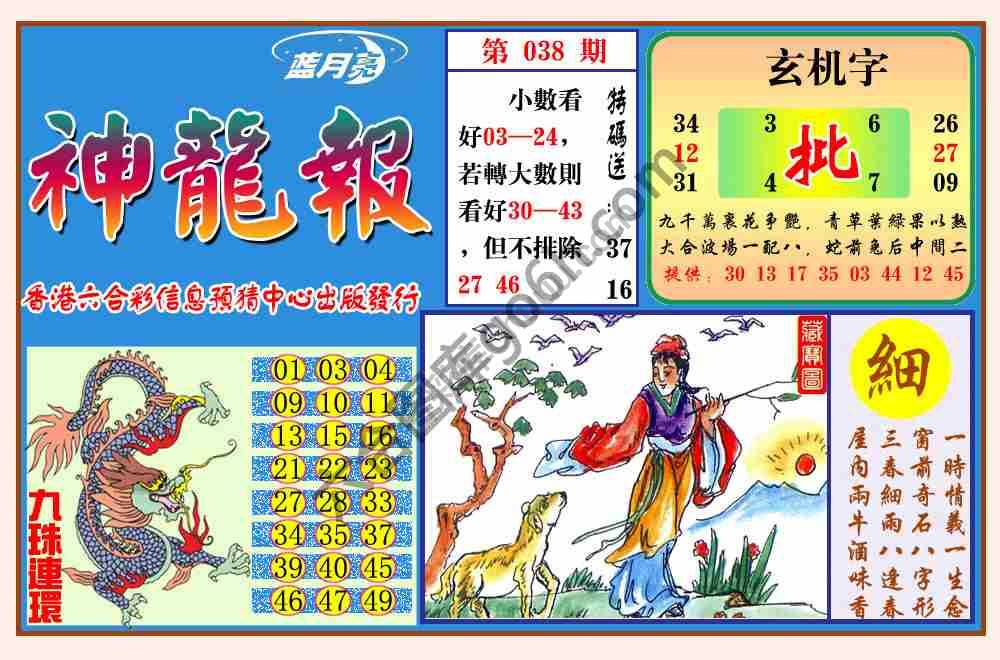 蓝月亮神龙报