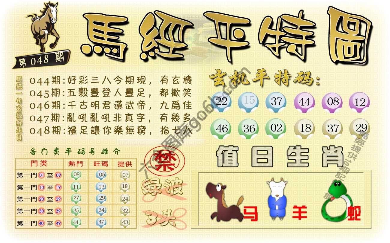 马经平特图