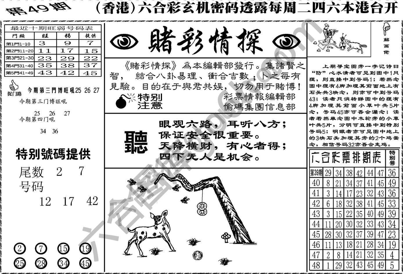 赌彩情探