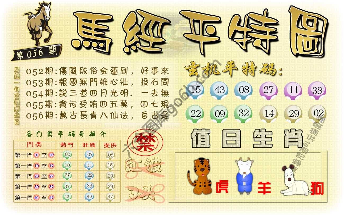 马经平特图