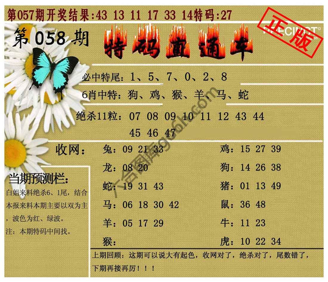 特码直通车