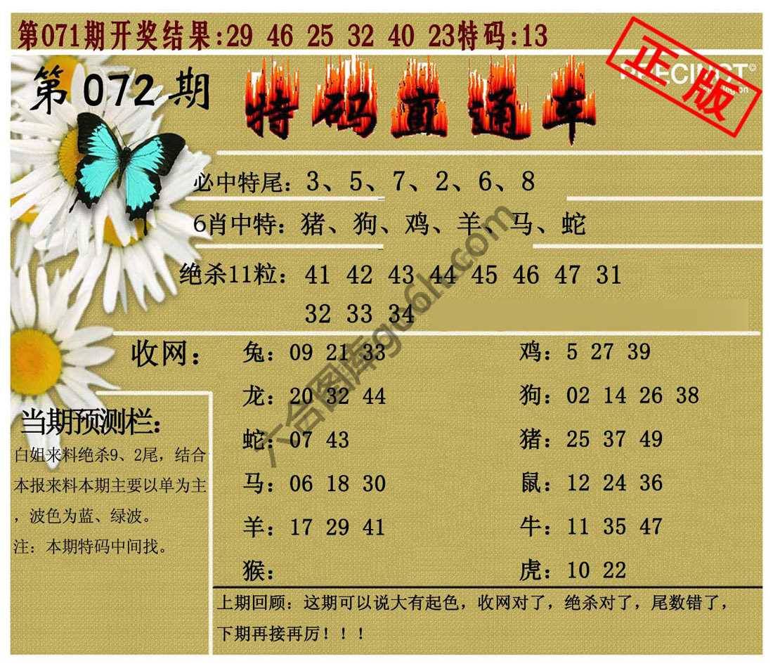 特码直通车