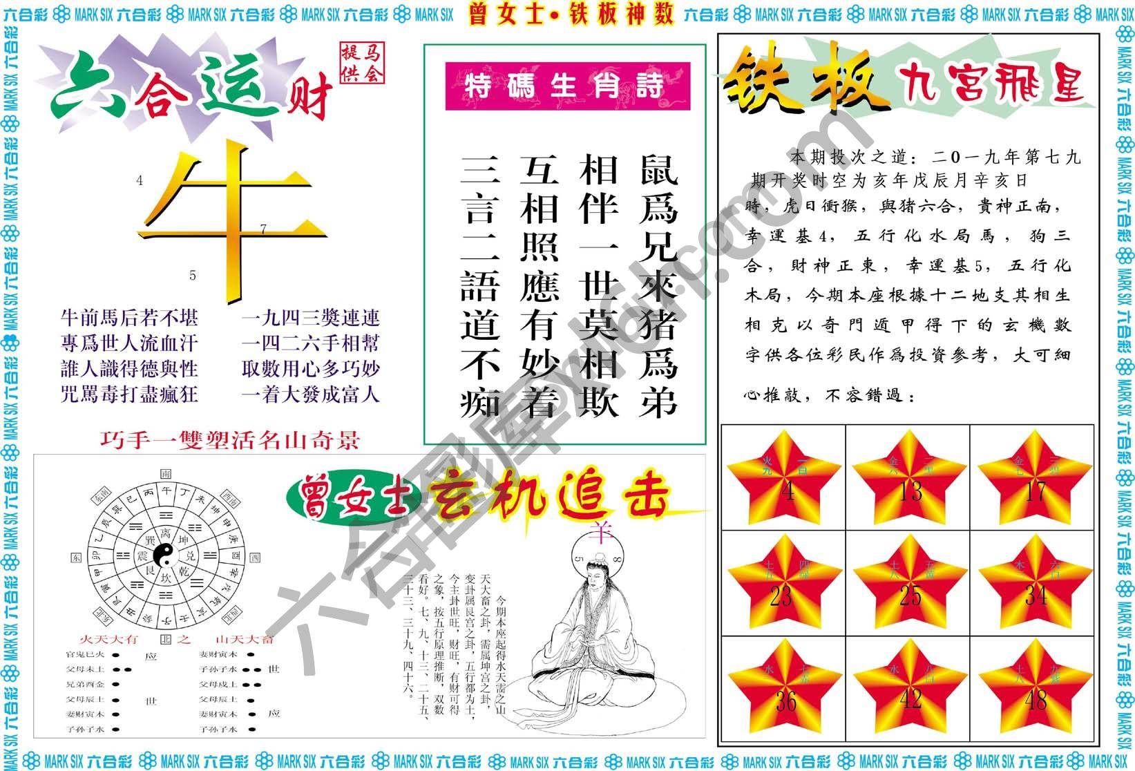 曾女士铁板神数
