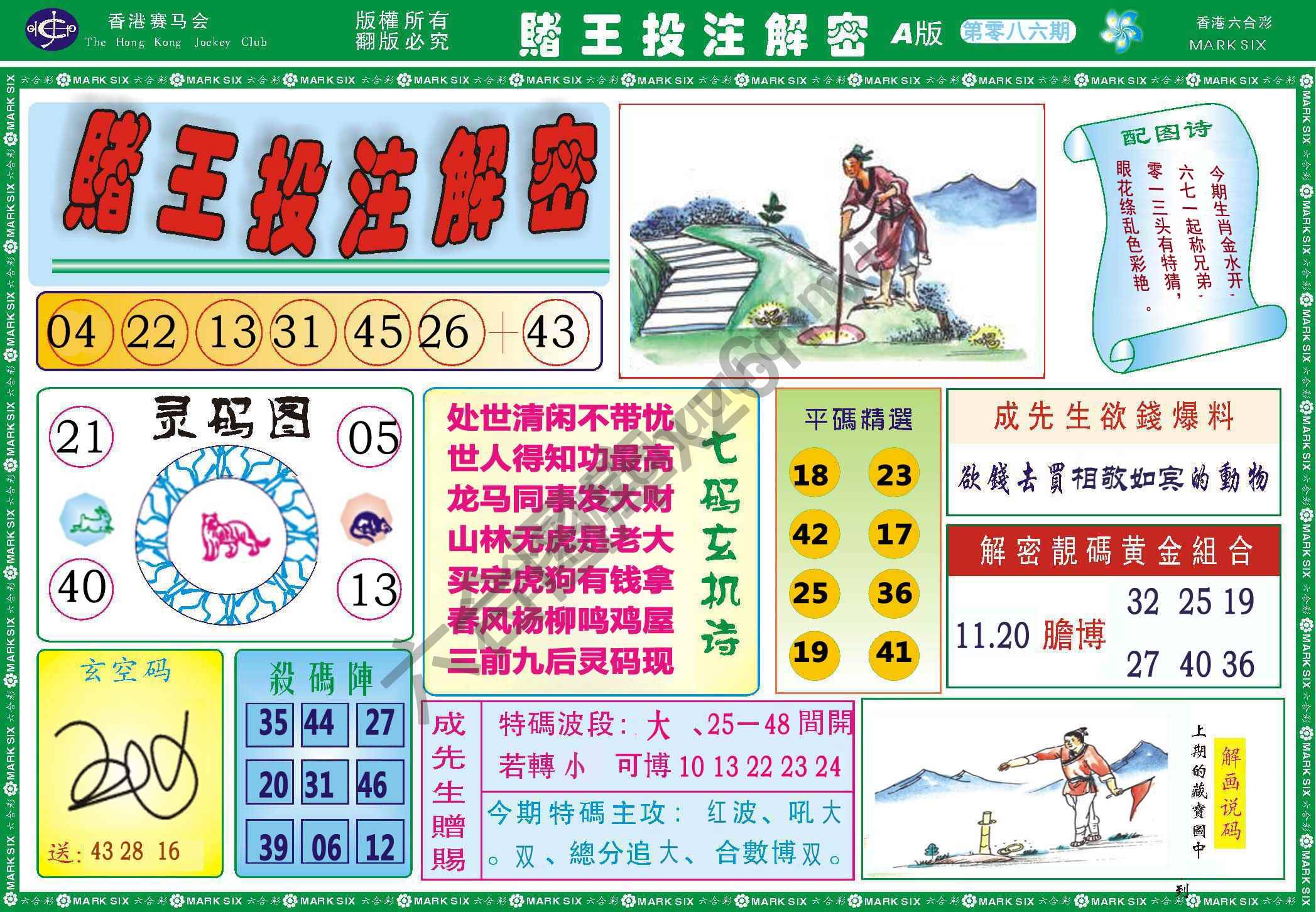 赌王投注解密
