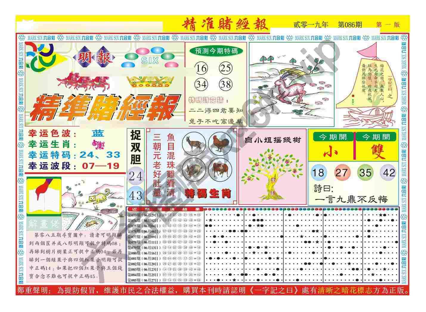 精准赌经报