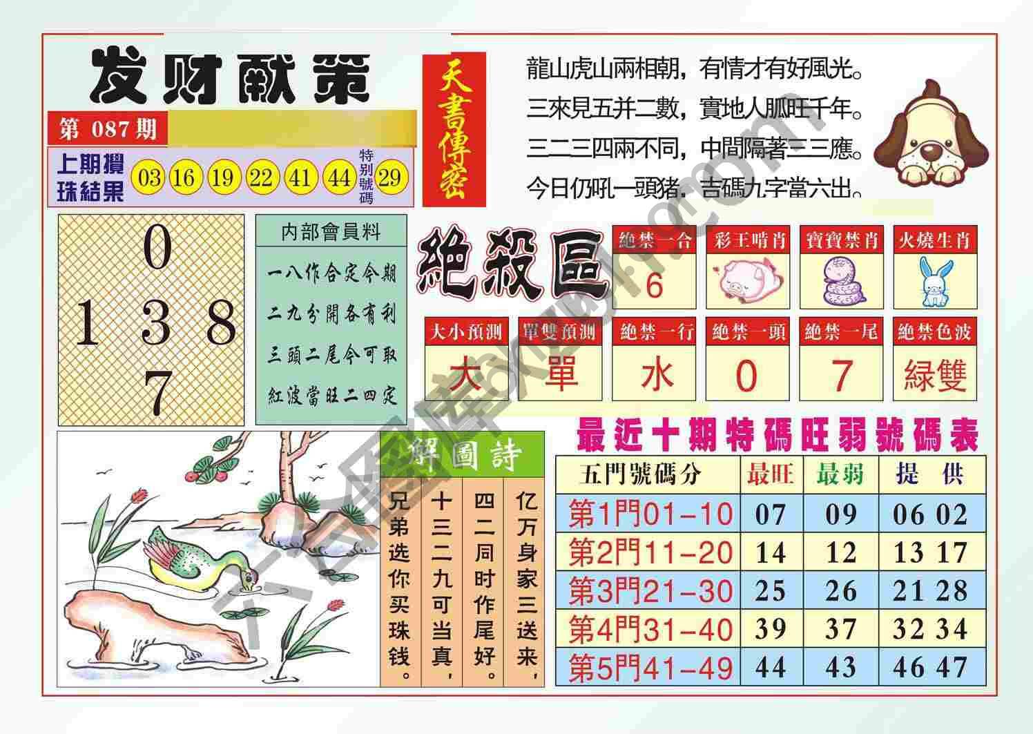 发财献策