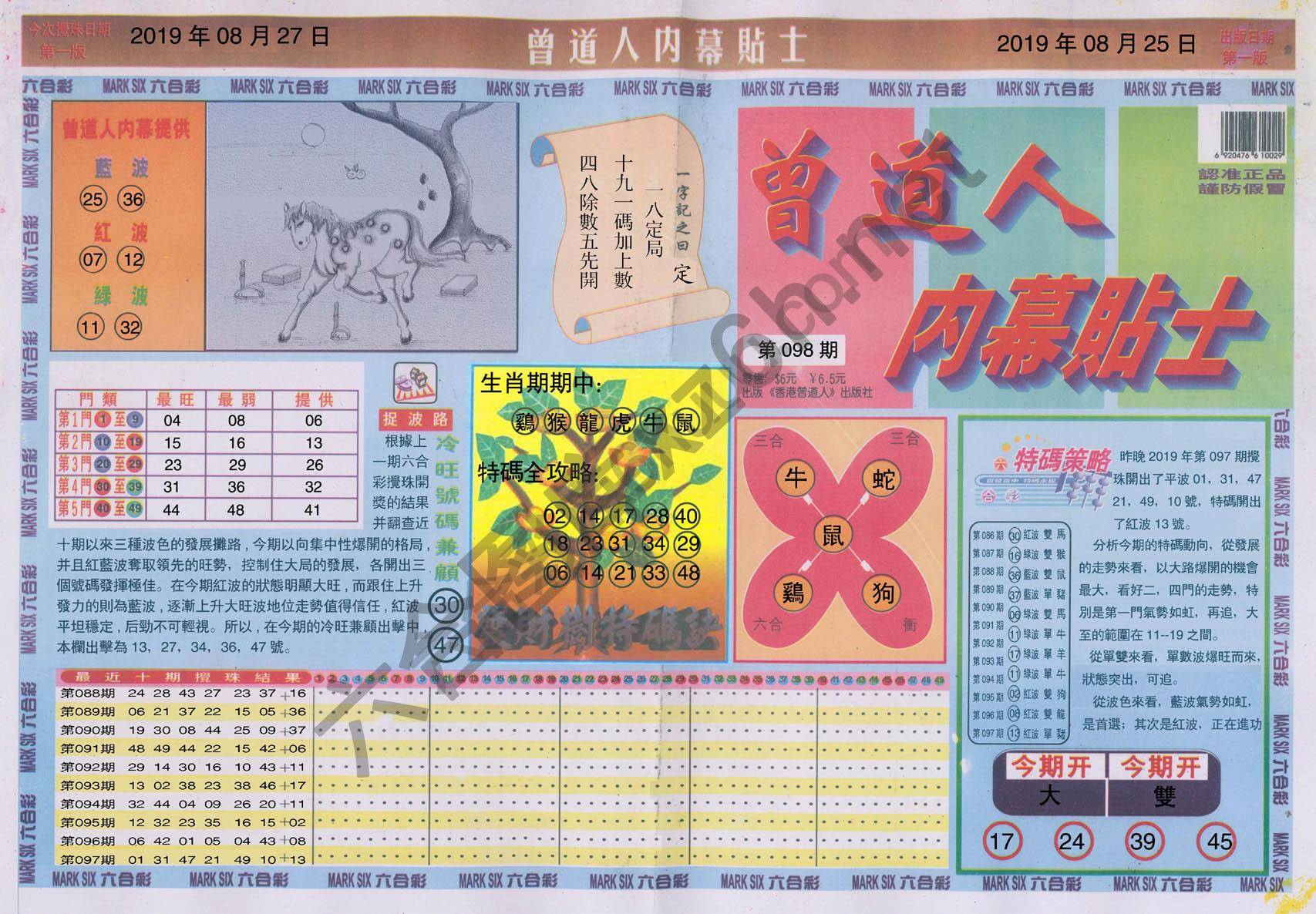 曾道人内幕贴士