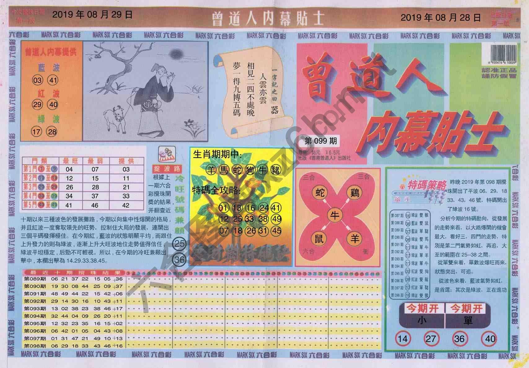 曾道人内幕贴士