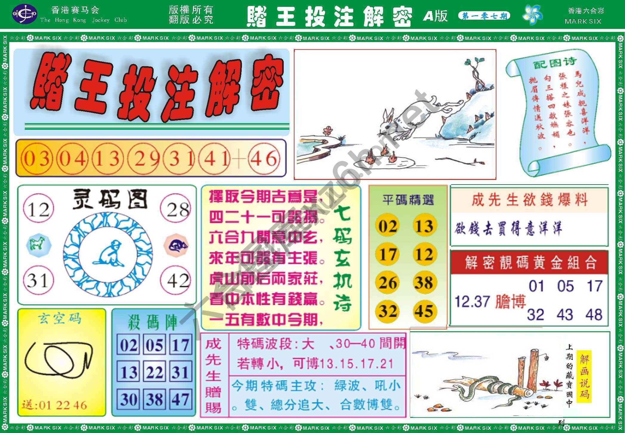 赌王投注解密
