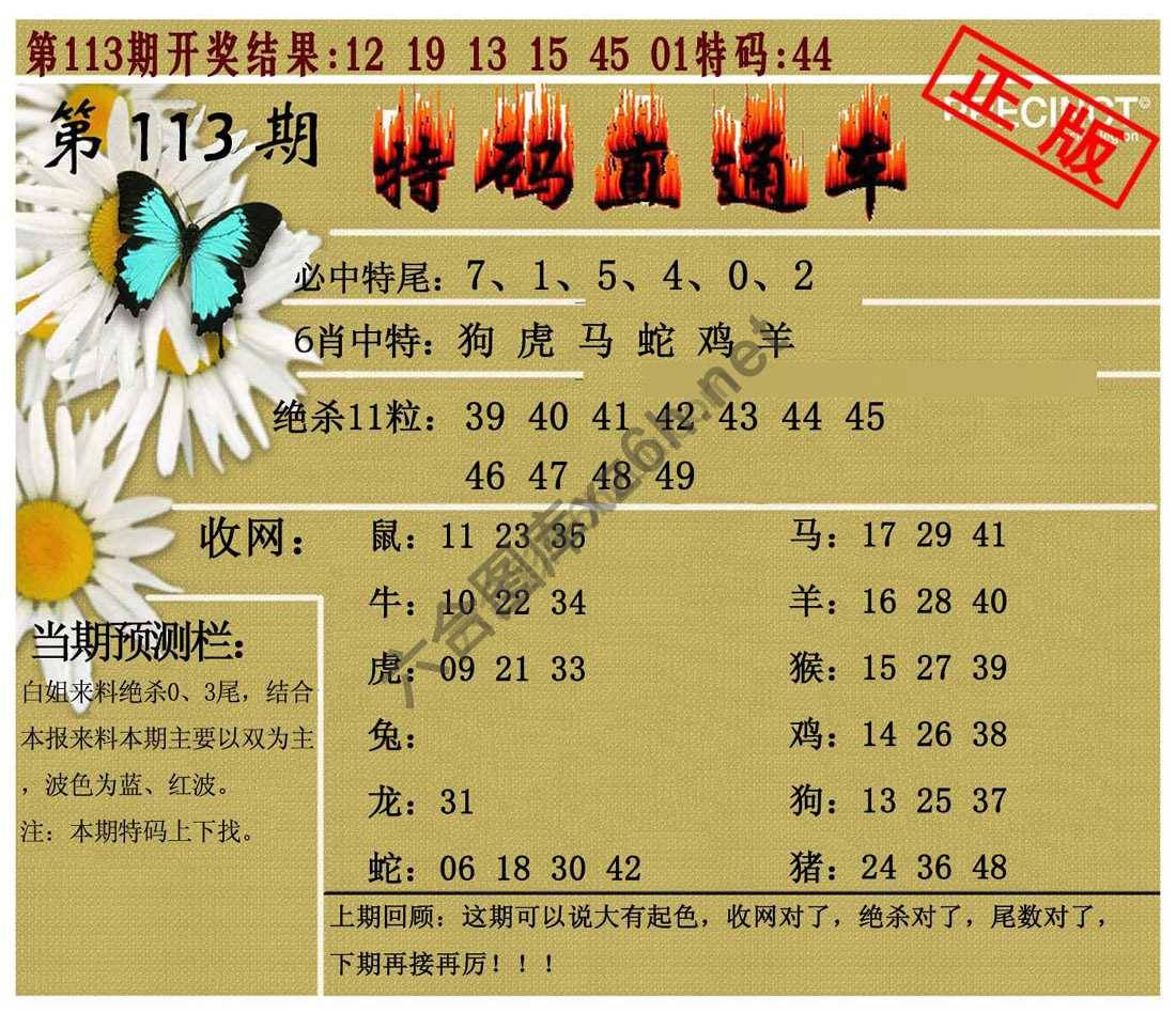 特码直通车