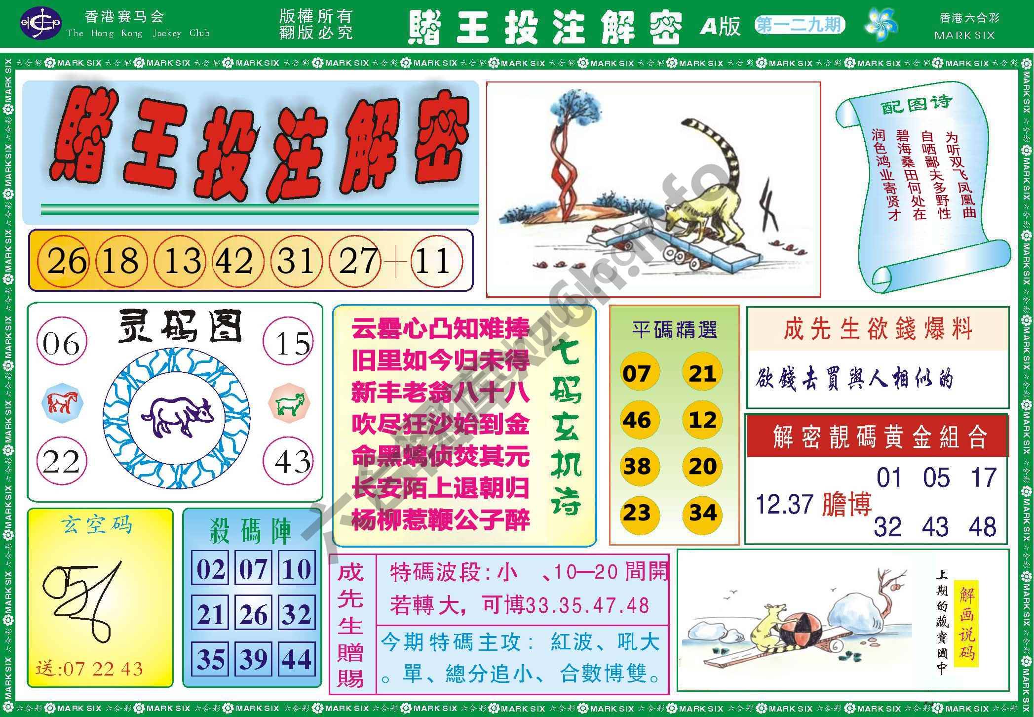 赌王投注解密