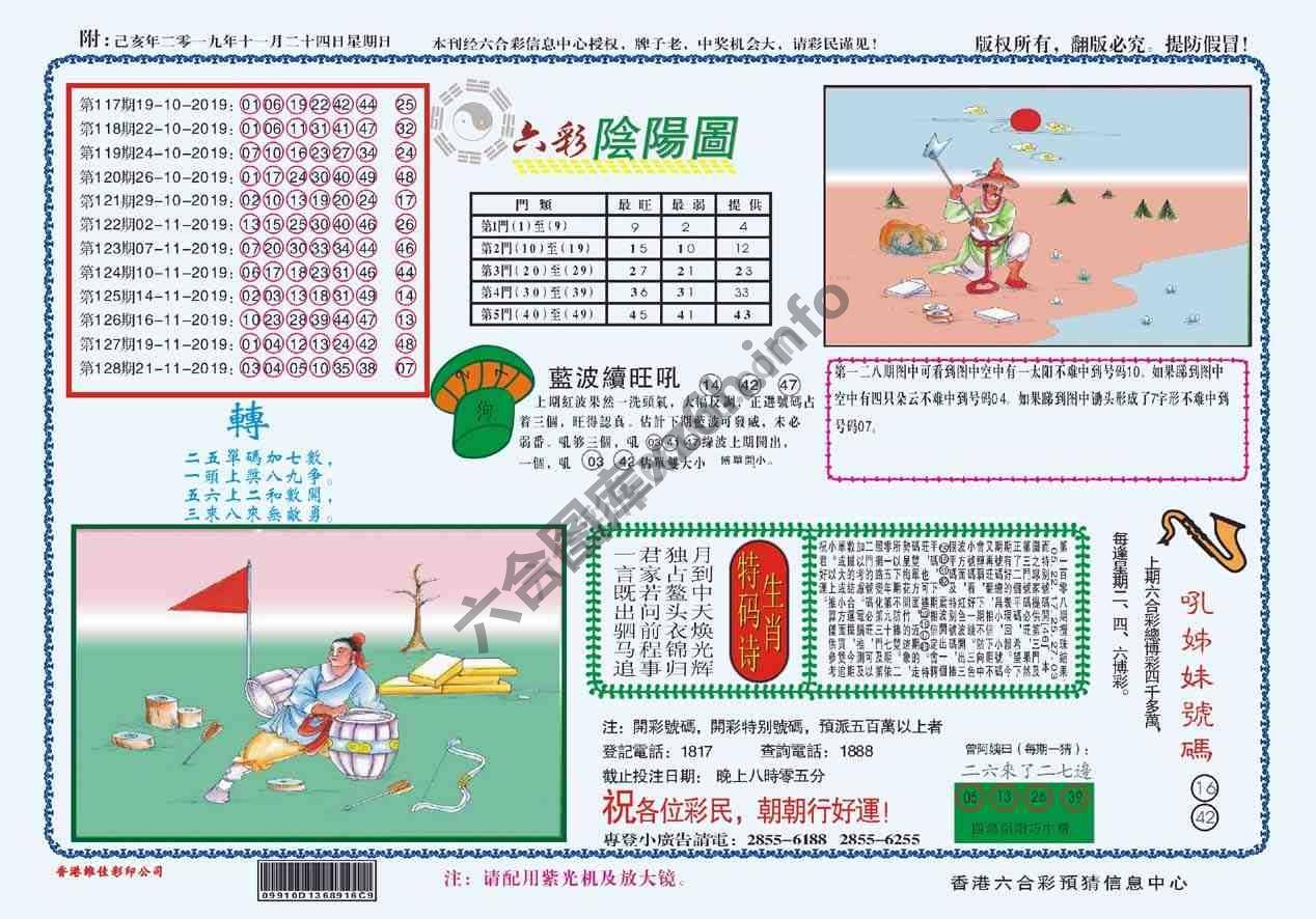 六彩阴阳图