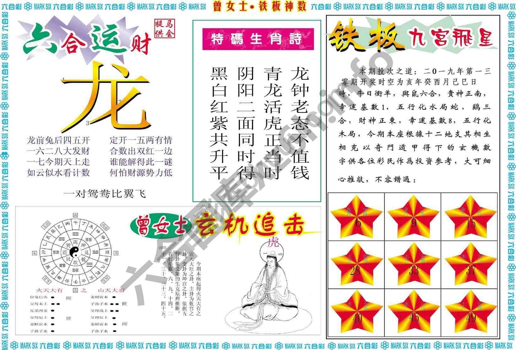 曾女士铁板神数