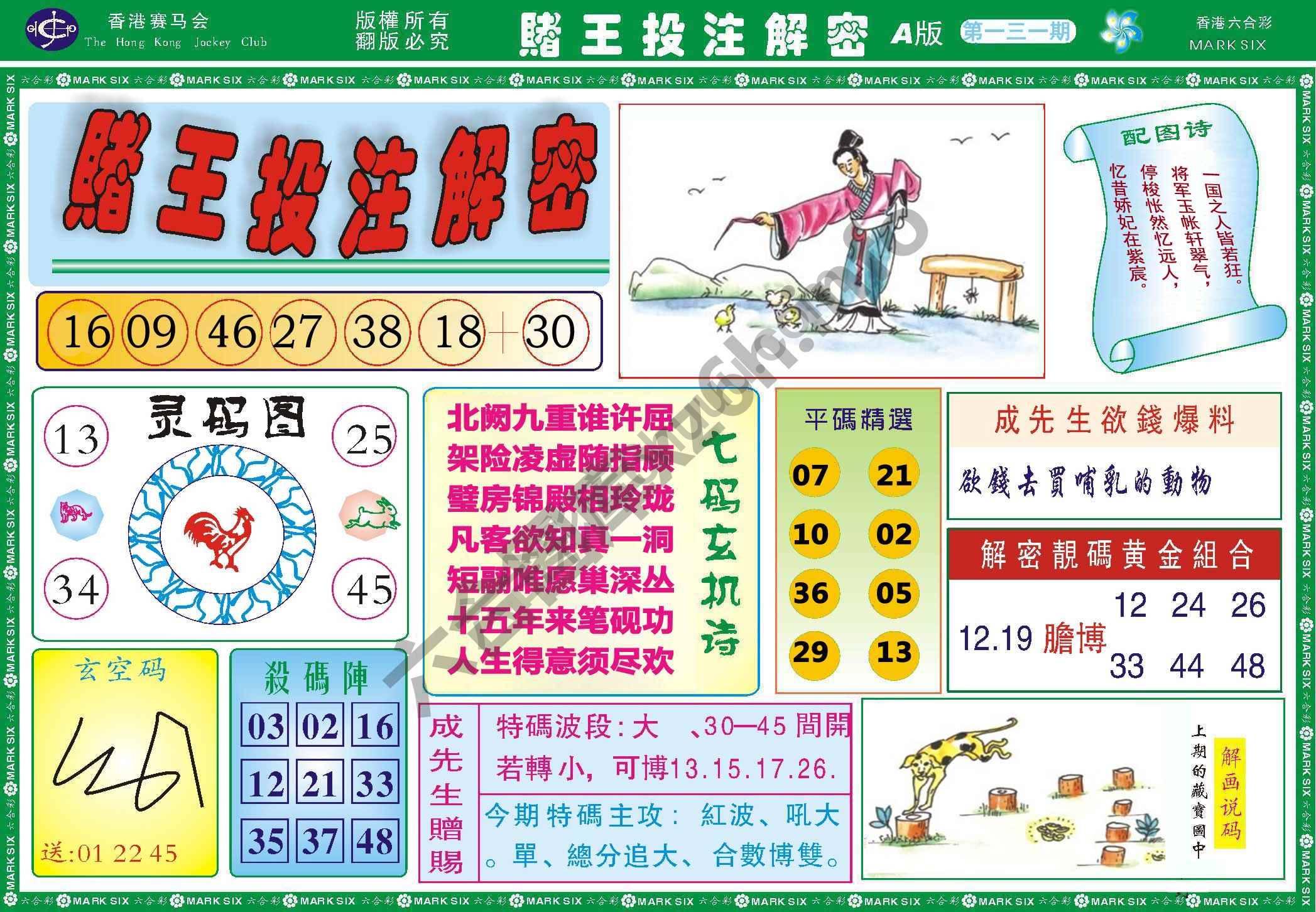 赌王投注解密