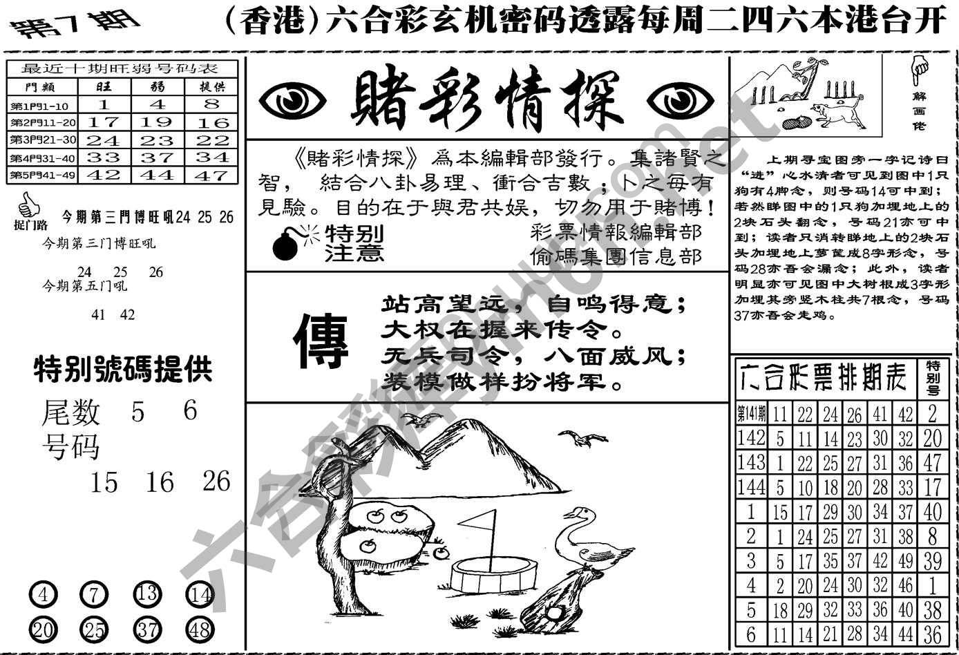 赌彩情探